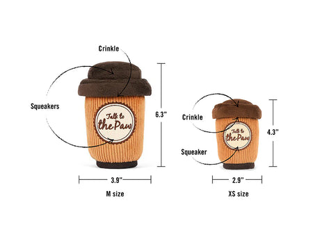 Dog Plush Toy - Pup Cup Café