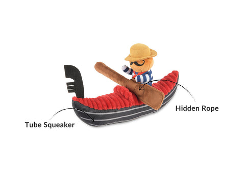 Dog Plush Toy - Totally Touristy - Venice Gondola