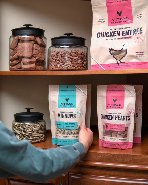 Vital Essentials - Freeze Dried Raw Dog Food - Chicken Mini Nibs