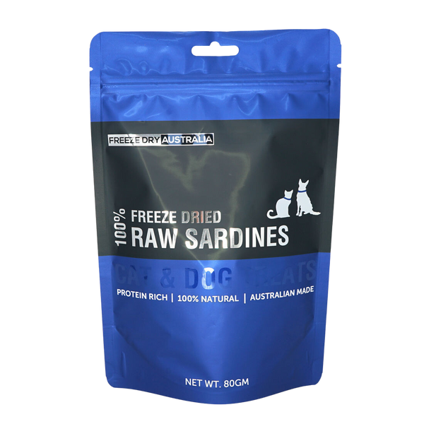 FREEZE DRIED WHOLE SARDINES – Freeze Dry Australia – Freeze Dried Treat – product photo