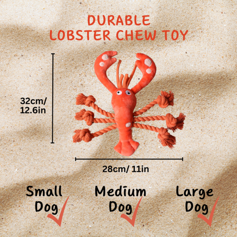 Lobster Dog Rope Toy