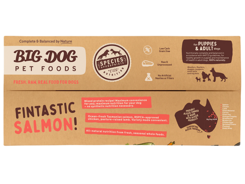 Frozen Raw Dog Food - Tassie Salmon