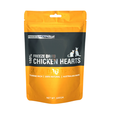 FREEZE DRIED CHICKEN HEARTS