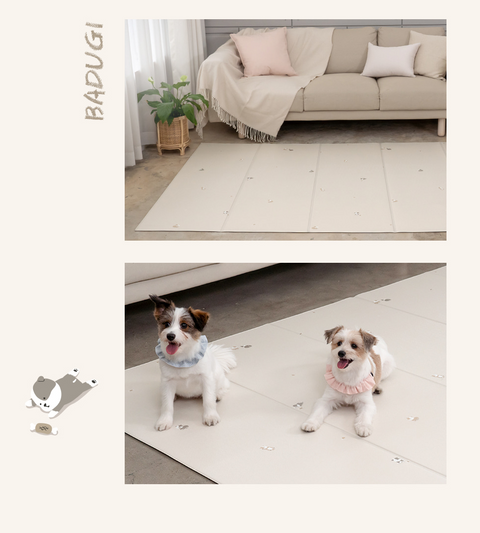 【PRE-ORDER】Non-Slip Waterproof Pet Mat - Folding 折疊款 (Breed Pattern)