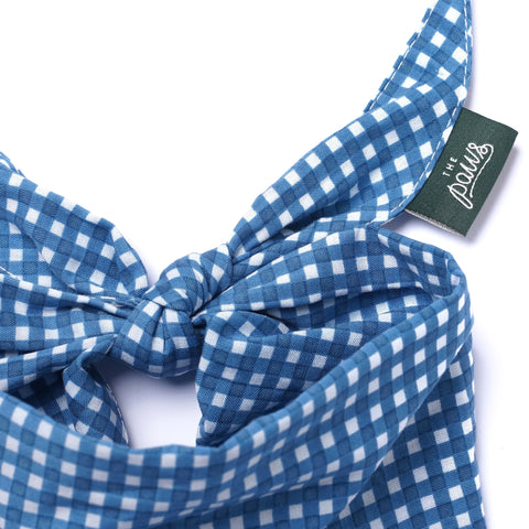 Dog Bandana - Blue Gingham