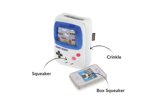 Dog Plush Toy - 90s Classic - Game Bone