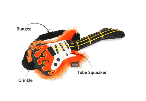 Dog Plush Toy - 90s Classic - Electric Guitar