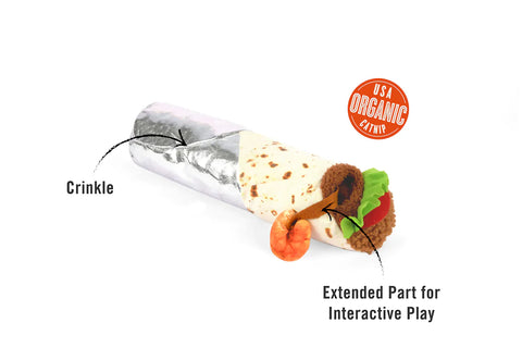 Feline Frenzy - Cat Kicker Toy Shrimp Purrito