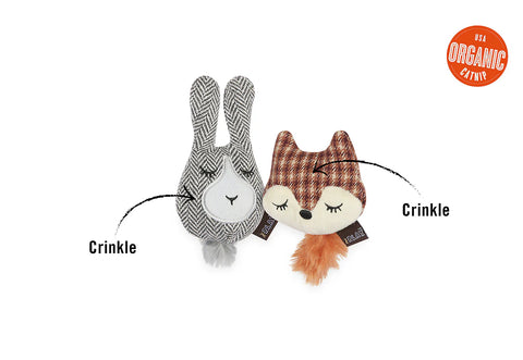 Feline Frenzy - Foxsy & Hopsy Toy Set