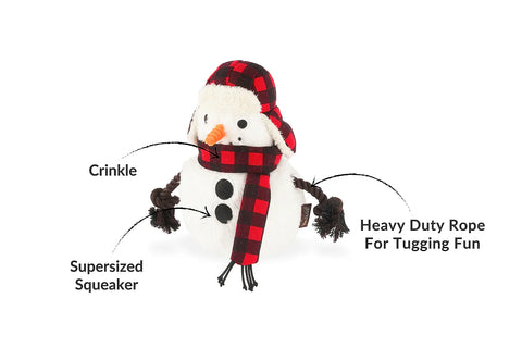 Dog Plush Toy - Home for the Holidays - Blizzard Buddy