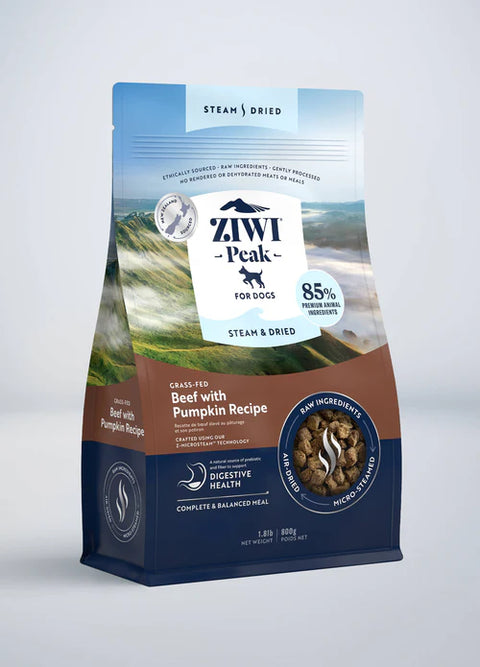 Steam & Dried - Beef With Pumpkin Dog Food