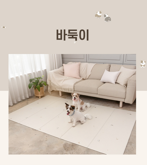 【PRE-ORDER】Non-Slip Waterproof Pet Mat - Folding 折疊款 (Breed Pattern)