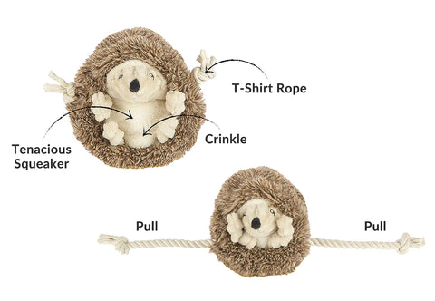 Dog Plush Toy - Forest Friends Collection - Hedgehog