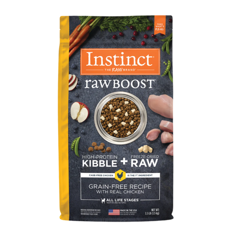 Instinct - Dog Kibble with Freeze Dried - Raw Boost Real Chicken Grain-free Recipe