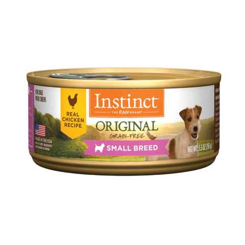 Instinct - Dog Can Food - Original Real Chicken Recipe for Small Breed Dogs