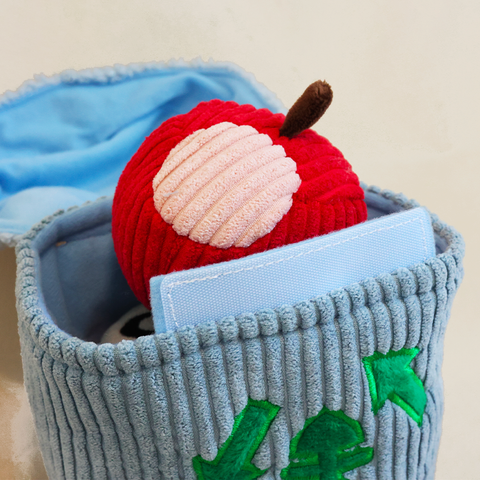 Trash Bin Dog Hide and Seek Toy
