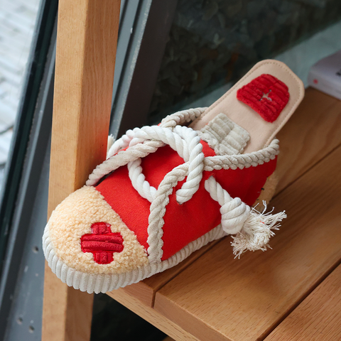 Shoe Dog Rope & Snuffle Toy