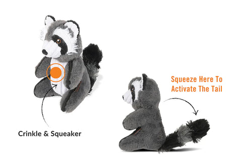 Dog Plush Toy - Forest Friends Collection - Raccoon