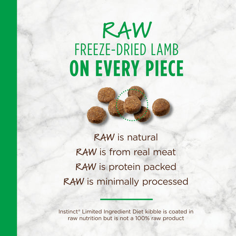 Instinct - Dog Kibble - Limited Ingredient Diet Real Lamb Recipe