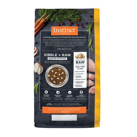 Instinct - Dog Kibble with Freeze Dried - Raw Boost Real Chicken Grain-free Recipe