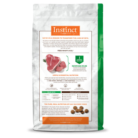 Instinct - Dog Kibble - Limited Ingredient Diet Real Lamb Recipe