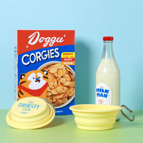 Doggu Water Bowl - Cream