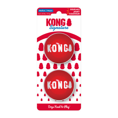 KONG® Signature Ball (2pc in 1 pack)