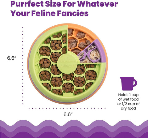 CAT PUZZLE & FEEDER IN ONE - KITTY LICKIN' LAYERS