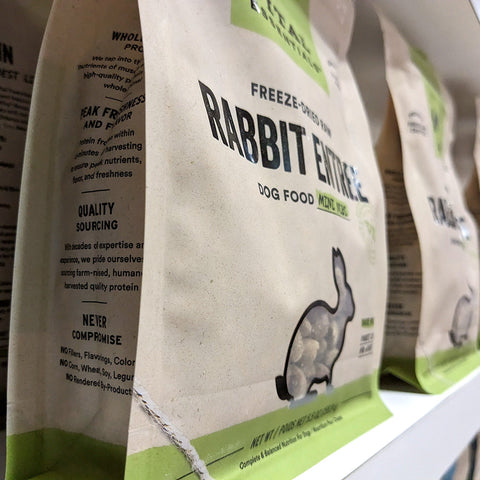 Vital Essentials - Freeze Dried Raw Dog Food - Rabbit Mini Nibs