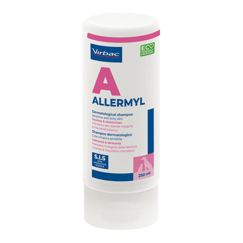Allermyl Shampoo for Dogs & Cats – Sensitive & Itchy Skin