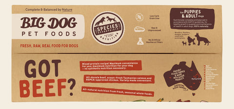 Frozen Raw Dog Food - Beef