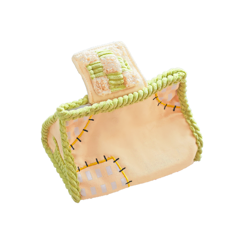 Tissue Box Dog Puzzle Toy