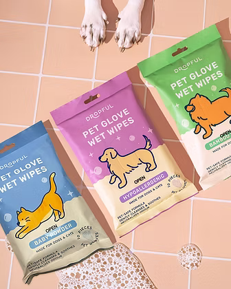 Pet Glove Wet Wipes