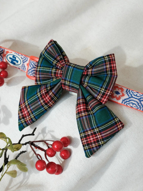 The Wagging Blue Sailor Dog Bow | Classic Collection