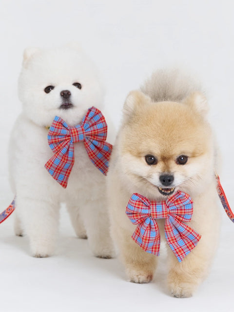 The Wagging Blue Sailor Dog Bow | Classic Collection
