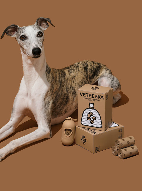 Coffee Pet Poop Bags Refill Set (12 Rolls) 03