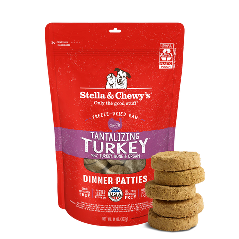 Tantalizing Turkey Freeze-Dried Raw Dinner Patties
