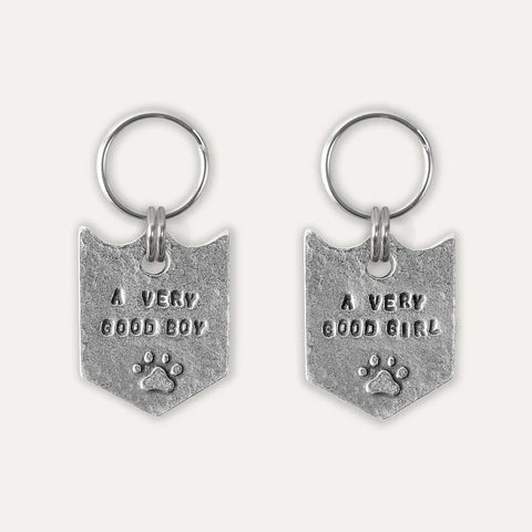 Pet ID Name Tag - A VERY GOOD GIRL/BOY