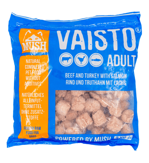 Frozen Raw Dog Food - Vaisto Blue (Beef, Turkey & Salmon)