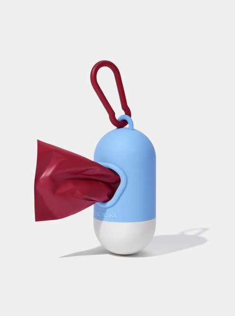 Mist And Merlot Pet Poop Bags & Dispenser (1 Dispenser + 1 Roll) 09