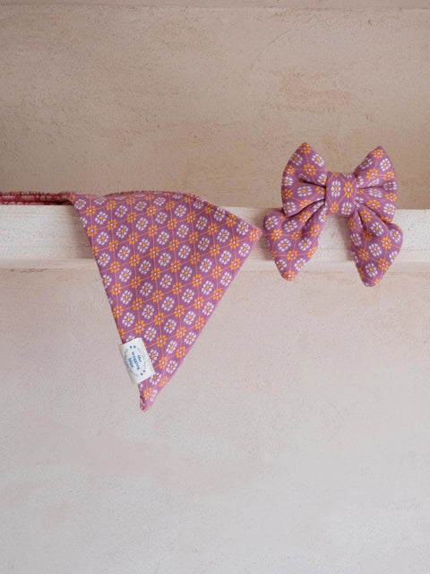The Wagging Blue Sailor Dog Bow | Spring Collection