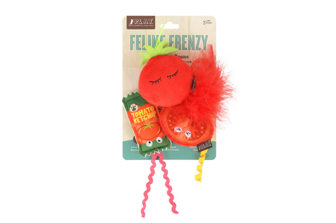 P.L.A.Y. Feline Frenzy - 番茄豆貓薄荷玩具