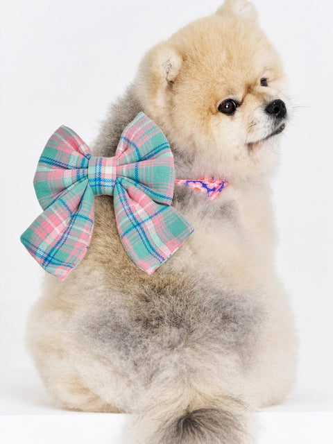The Wagging Blue Sailor Dog Bow | Classic Collection