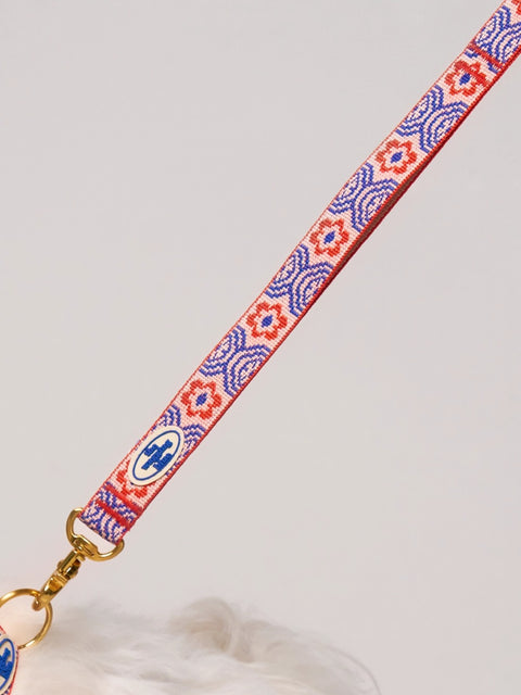 The Wagging Blue Signature Leash - Scarlet Lotus