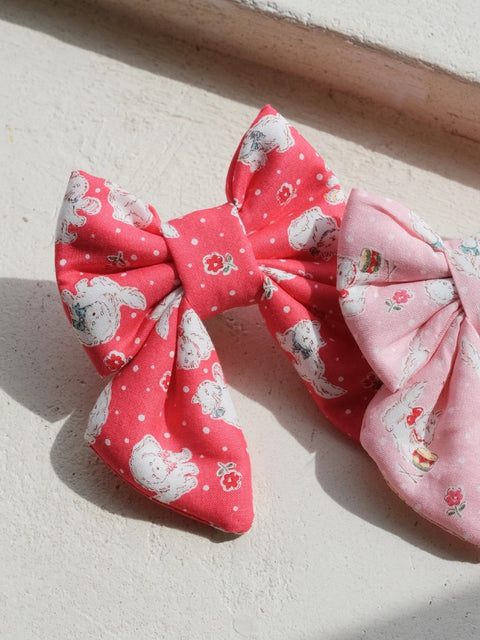 The Wagging Blue Sailor Dog Bow | Spring Collection