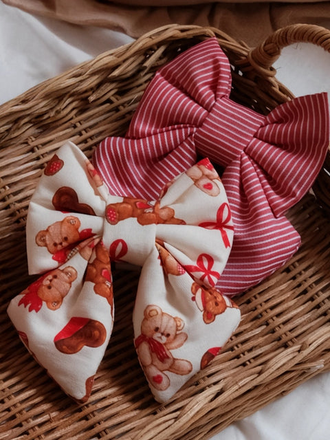 The Wagging Blue Sailor Dog Bow | Classic Collection