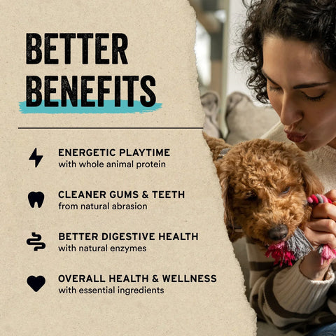 Vital Essentials - Freeze Dried Raw Dog Food - Beef Mini Nibs – Vital Essentials – Dog Freeze Dried Food – side view