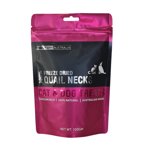 FREEZE DRIED QUAIL NECKS