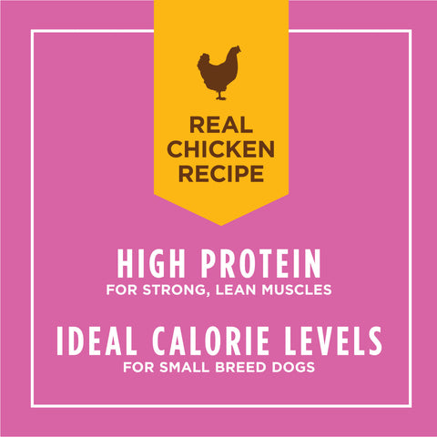 Instinct - Dog Can Food - Original Real Chicken Recipe for Small Breed Dogs