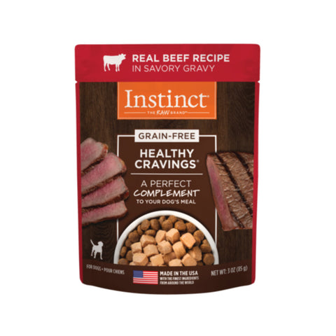 Instinct - 3oz Dog Wet Food - Healthy Cravings Pouch